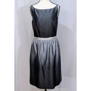 Ann Taylor 100% Silk Ombre Slip Dress Sample Never Released Fully Lined Size 8